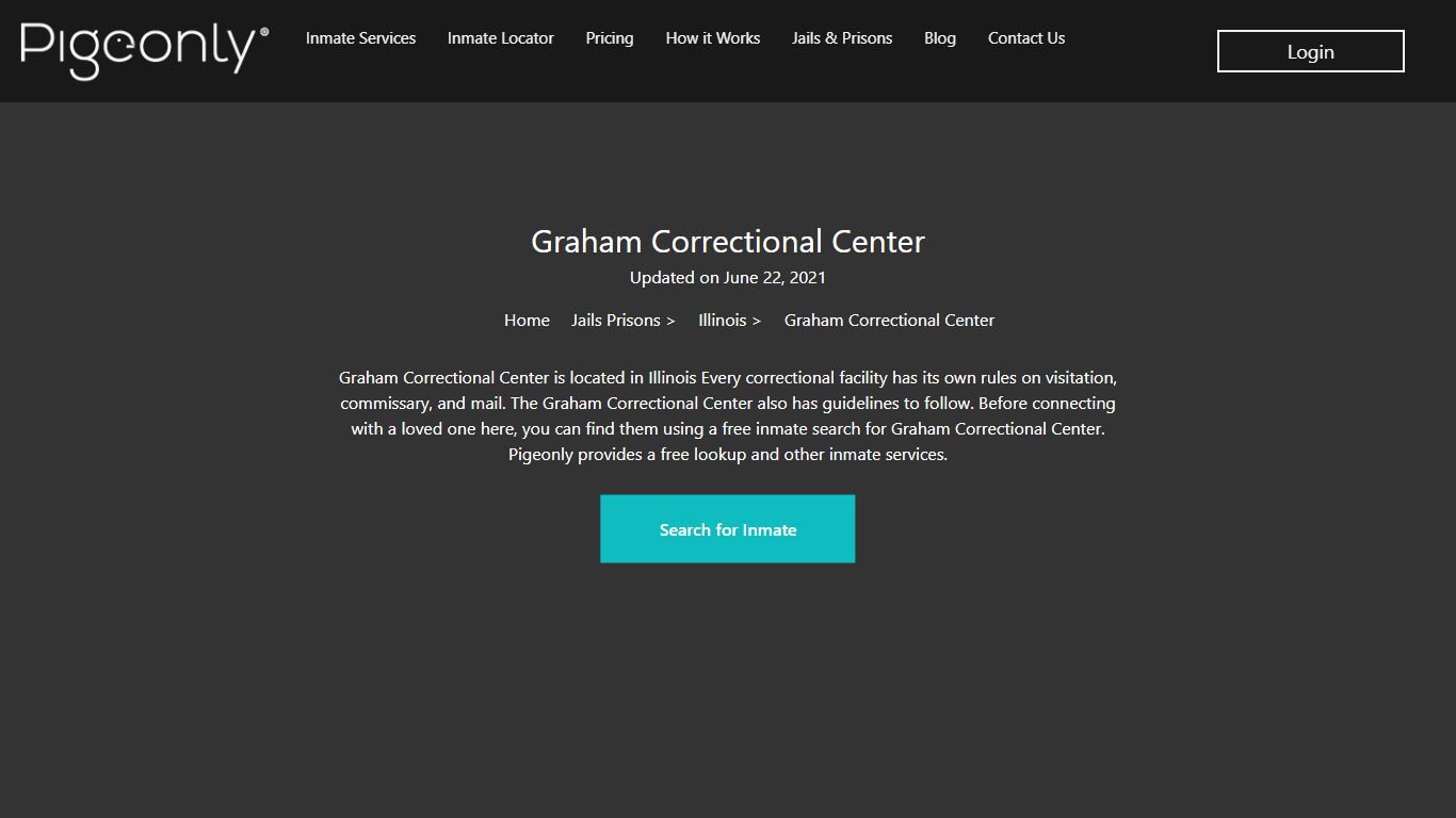 Graham Correctional Center Inmate Search | Illinois